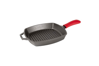 Lodge Manufacturing Company Lodge Cast Iron 10.5-inch Square Grill Pan, Black