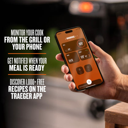Traeger Grills Woodridge Pro Electric Wood Pellet Grill and Smoker, 970 Sq. In., Outdoor Pellet Smoker Grill with Digital Sensor and Side Shelf, Wi-FIRE Technology, Super Smoke Mode, TFB97JLH