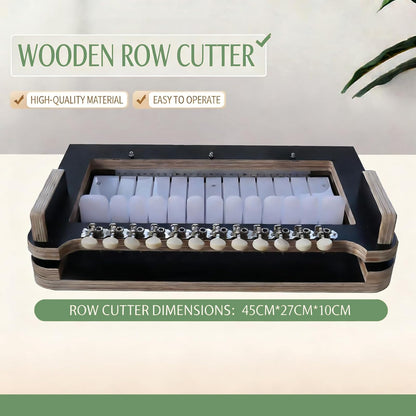 12 Wire Wooden Soap Cutter, Professional Handmade Soap Cutting Machine, Cuts 1-12 Bars, Soap Cutting Thickness: 2.5cm, for Handmade Soap Making, Candles Trimming and Cheese Cutting