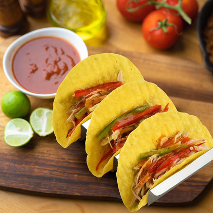 ARTTHOME. Taco Holders Set of 12 – Stainless Steel Durable Taco Stand for 3 Tacos, Dishwasher Safe, Perfect for Taco Night & Street Tacos