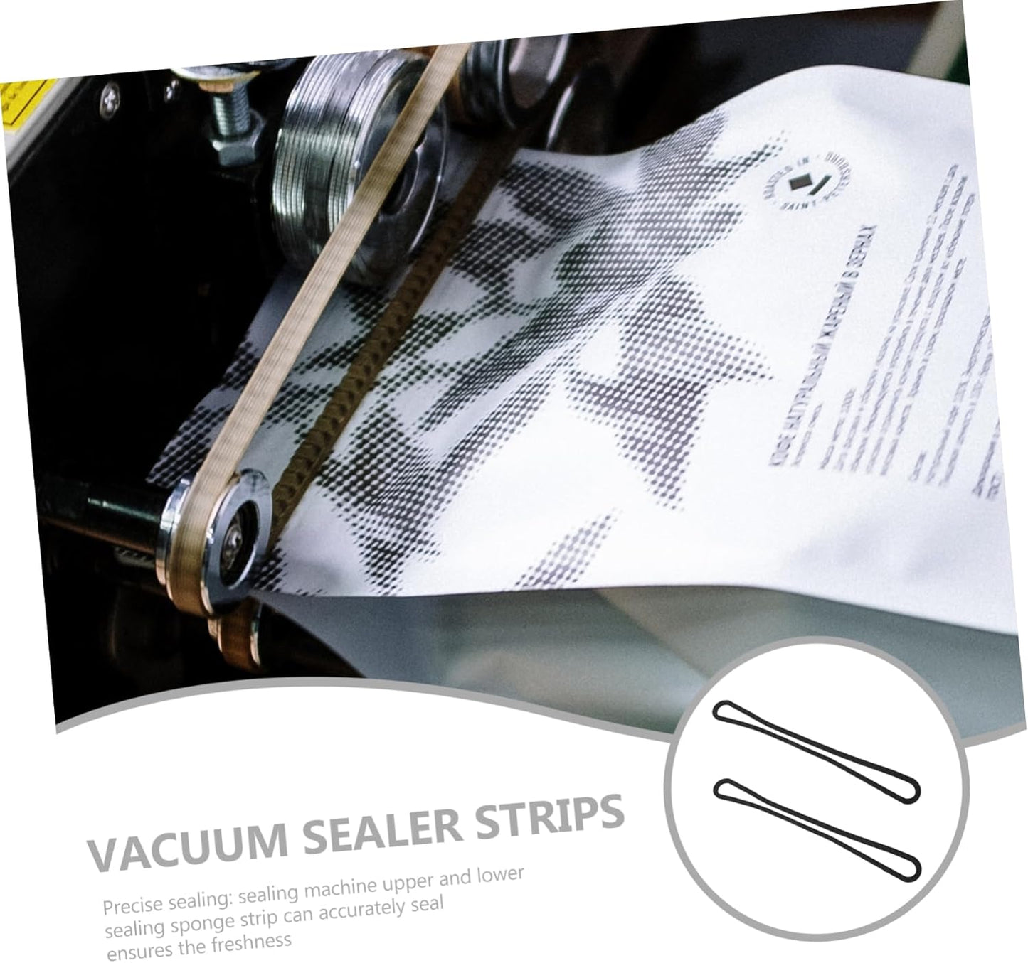 2pcs Vacuum Sealer Replacement Strips, Vacuum Sealer Element Repair Kit, Hand Pressure Replacement Foam