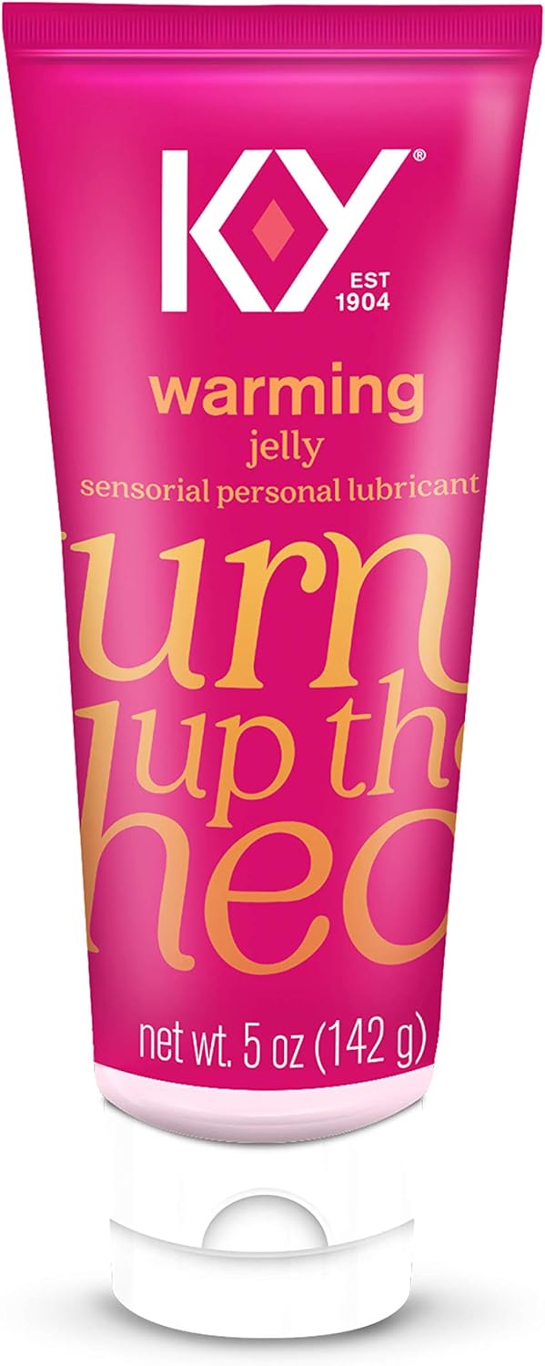 5 K-Y Warming Jelly Personal Lubricant Tube, Ounce