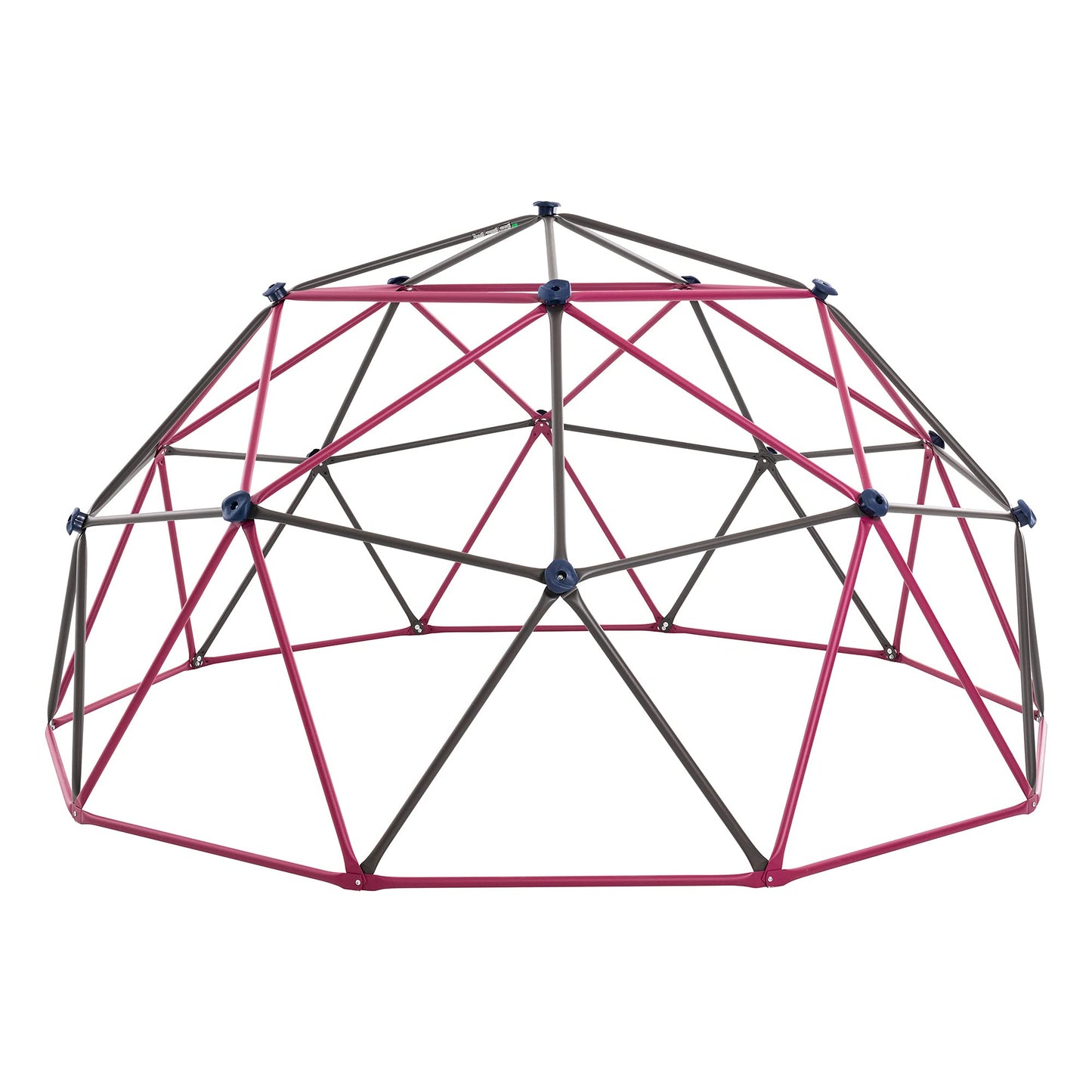 Lifetime 91088 Geometric Dome Climber Jungle Gym, 5.5' High x 11' Wide, Berry & Brown, 66-Inch