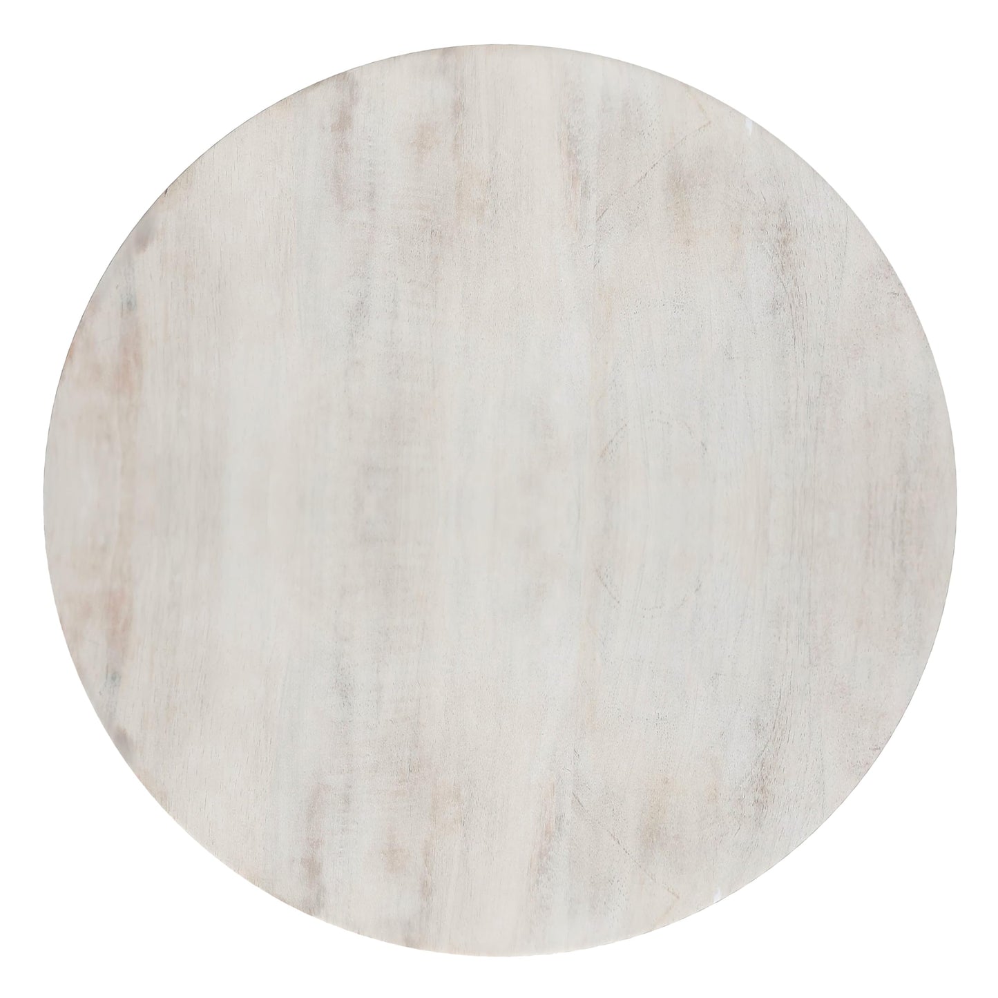 SIMPLIHOME Robbie Accent Table - 16 inch Wide Solid Mango Wood End Table in Distressed White Wash, Boho Contemporary Rustic Side Table for Living Room or Bedroom with Multipurpose Function, Assembled
