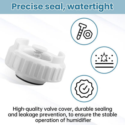 Aulpq Humidifier Bottle Valve Cap, for Emerson Moistair EA1407, HD1407, HD1409, EA14070, HD14070,Also for Essick 509229-1,819024,822419-2,and for Kenmore 758.141060, 758.141062, 758.14160,-2 Pcs