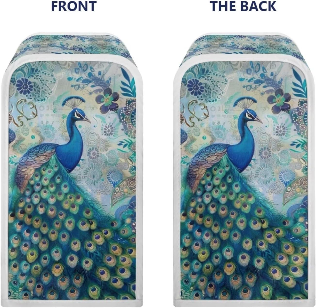 Peacock Can Opener Cover for Kitchen Appliance, Dust Cover for Electric Can Opener, Boho Home Decor