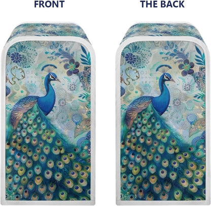 Peacock Can Opener Cover for Kitchen Appliance, Dust Cover for Electric Can Opener, Boho Home Decor