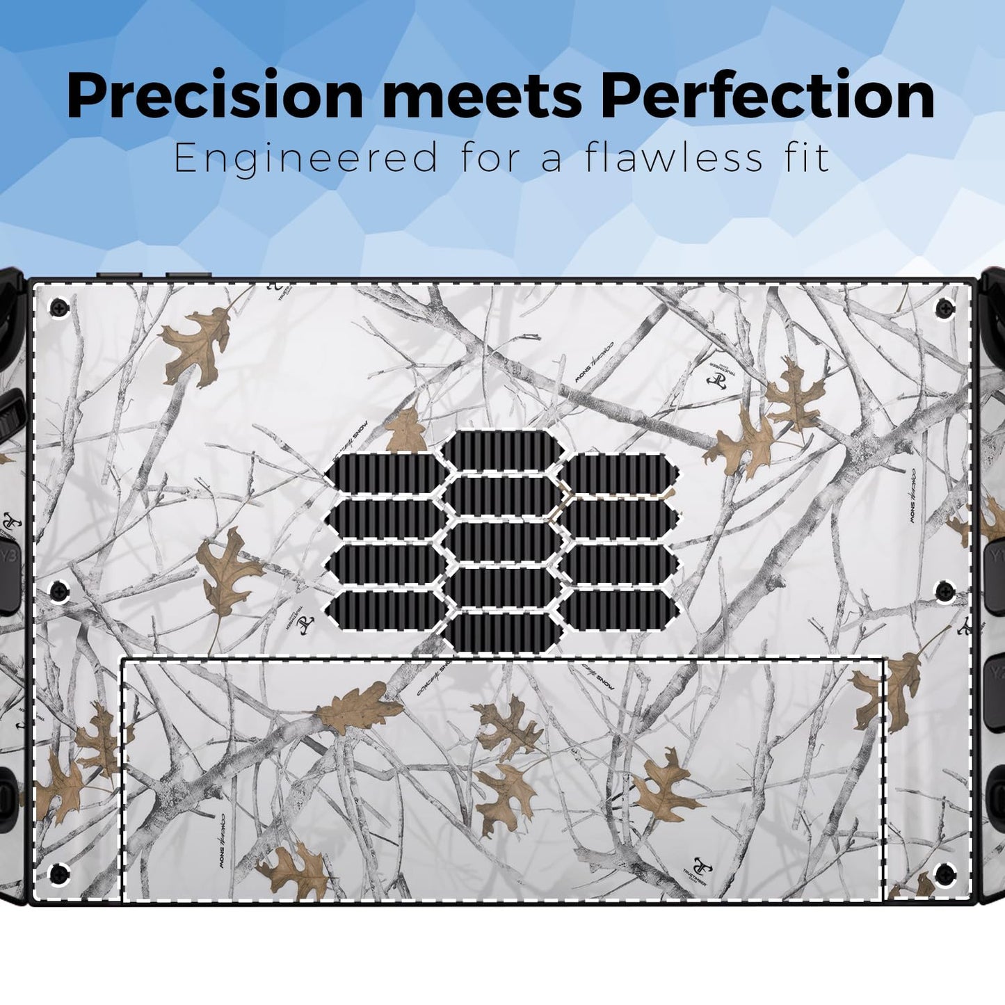 Gaming Skin Compatible with Lenovo Legion Go 2 (2025) - Conceal Snow - Premium 3M Vinyl Protective Wrap Decal Cover - Easy to Apply | Crafted in the USA by MightySkins