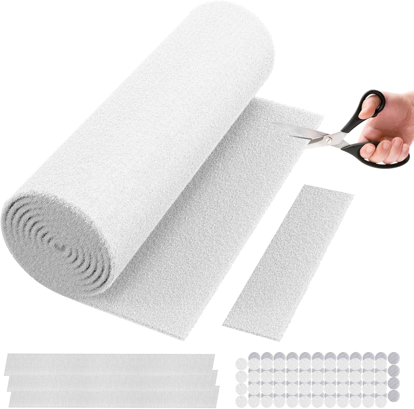 20" 90" 8 48Pcs x Cut to Size Air Filter Material, MERV Triple Air Vent Filters, HVAC Furnace Filters Kit Vent Filter