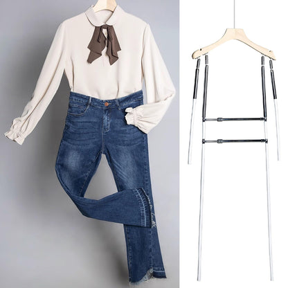 Flexible Clothing Mannequin Display, Female Outfit Hangers for Shops, Detachable Portable Clothes Rack, Full Body Mannequin Dress Form Torso