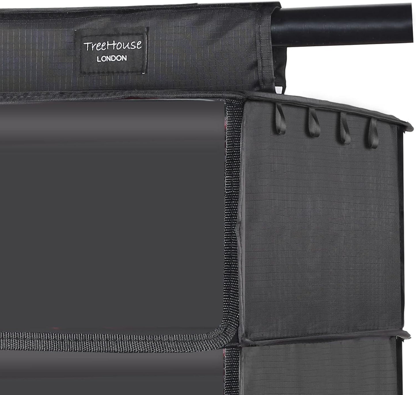 TreeHouse London XL Fedora Hat Rack with Dust Cover, Closet Hanging Cap Organizer for Cowboy Hats (Pack of 2)