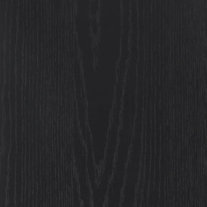 Nathan James Beacon Bohemian 5 Tier Bookshelf, Wall Mounted Bookcase, Solid Wood Bookshelf in Black Oak