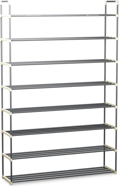 8-Tier Closet, 40 Home-Complete Shoe Rack - Shoe Organizer for Bathroom, Entryway - Shelf Holds Pairs Sneakers, Heels