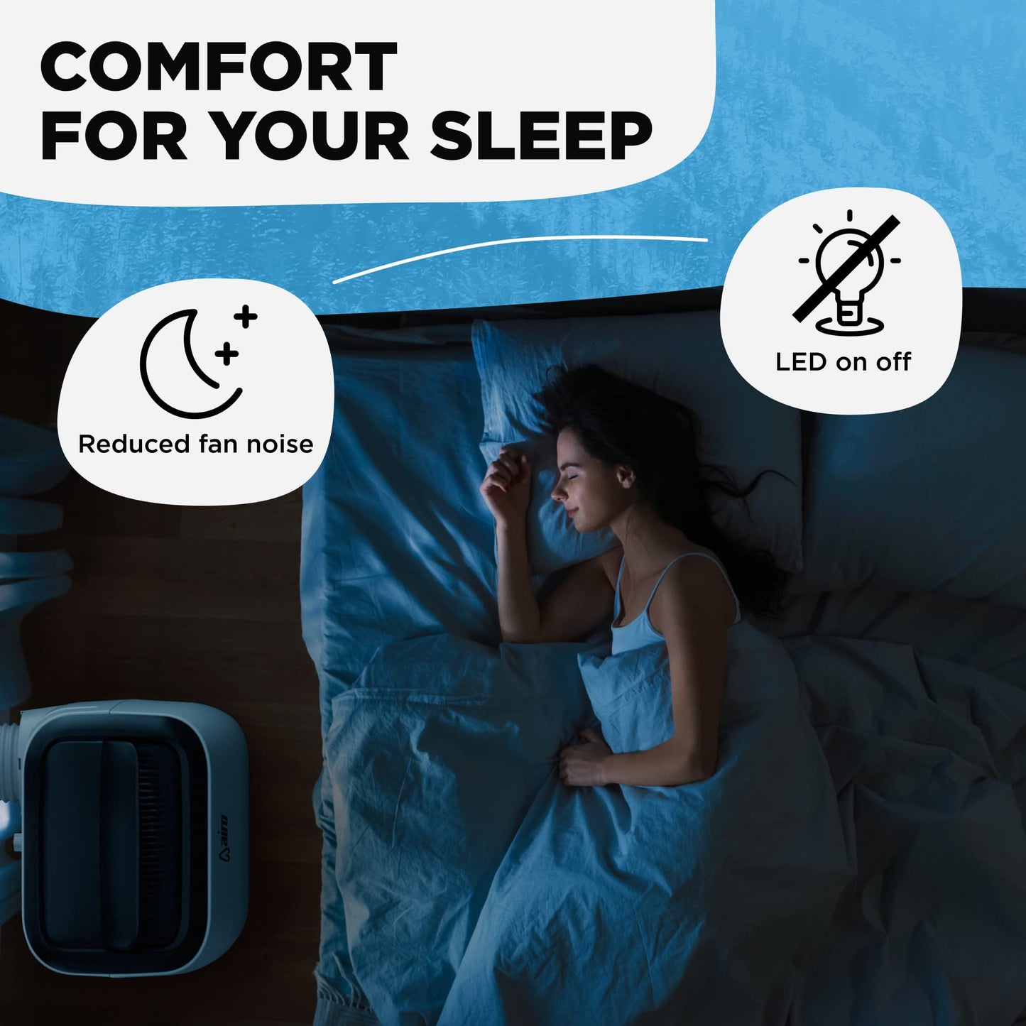 AIRO Portable Air Conditioners 8000 BTU, AC Unit Floor Standing with Remote Control & DIY Installation Kit, New 2025 model