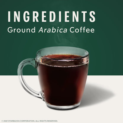 Starbucks K-Cup Coffee Pods, Dark Roast Coffee Variety Pack for Keurig Brewers, 100% Arabica, 1 Box (96 Pods)