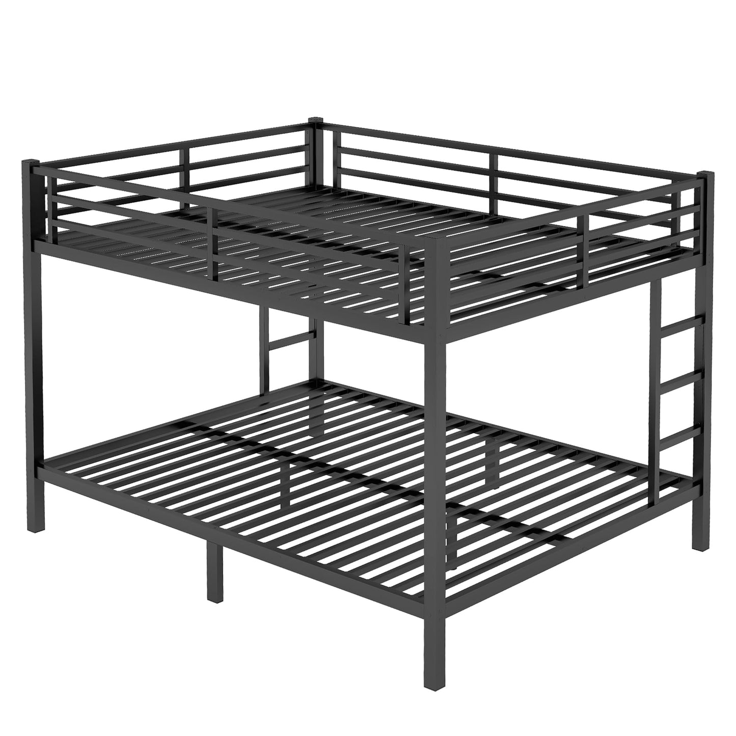 Bellemave Queen Over Queen Bunk Bed for Adults