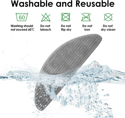 Vacuum Accessories Kit for iRobot Roomba Combo i5, i5+, j5, j5+ Robot Vacuum - 4 Mop Pads Included