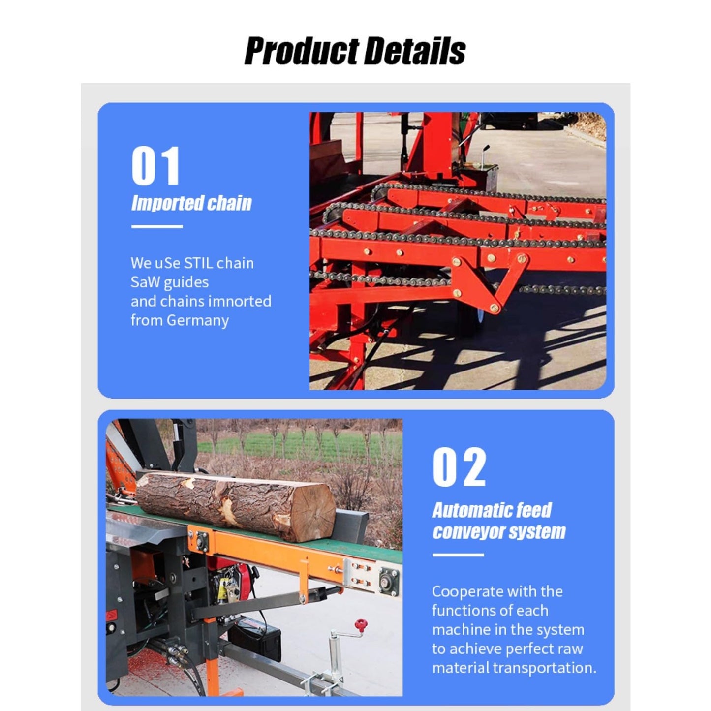 35-Ton Hydraulic Log Splitter with V-Tray Support – Rugged Wood Processing Machine for Heavy Timber Reduction, Firewood Supply Operations, and Industrial Wood Prep