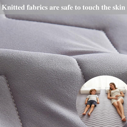 5cm Thick Foldable Floor Mattress – Portable Roll-up Tatami Mattress for Guest, Dorm, Bedroom, Or Apartment – Single & Double Size Grey 120x200cm