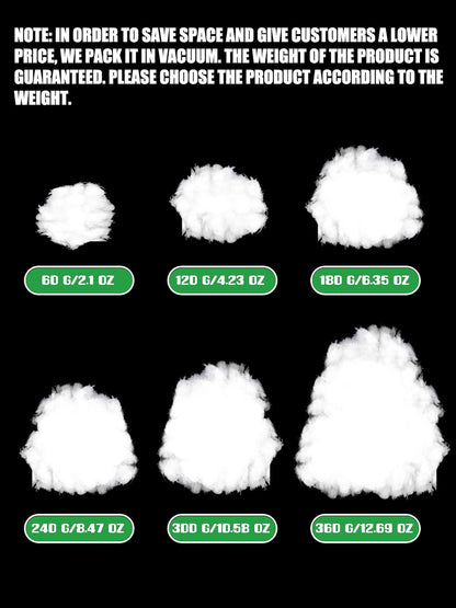 Riakrum Fake Snow | Fluffy Artificial Snow Decor for Winter Mantle | 240g Cotton Snow
