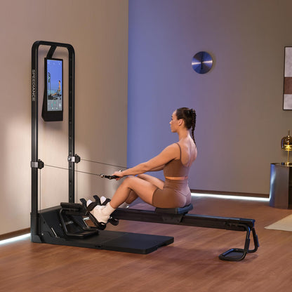 Speediance AeroRow Rowing Bench, Next Generation of Rowing Machines, Rower Attachment for Gym Monster, Home Work Out Rowing Machine, Adjustable Resistance Levels, Rowing Machine