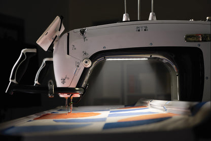 Q'nique 16X - Elite Long Arm Quilting Machine and Quilting Frame | The Grace Company (Q'nique 16X Elite & Evolution Elite 8' Rolling Frame)