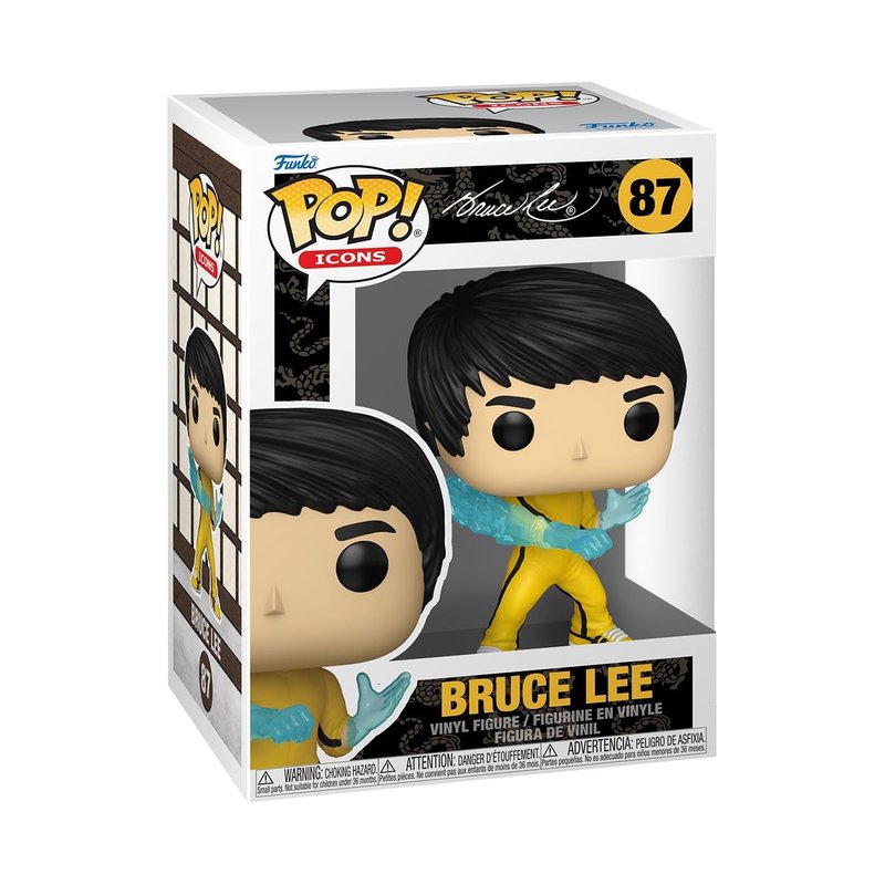 Funko POP Icons: Bruce Lee - Collectable Vinyl Figure - Gift Idea - Official Merchandise - for Kids & Adults - Movies Fans - Model Figure for Collectors and Display