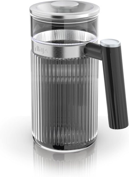28 oz. Ninja Luxe Caf Shareable Pitcher, for Espresso and Coffee, Glass Carafe, Hot or Iced, Espresso Machine