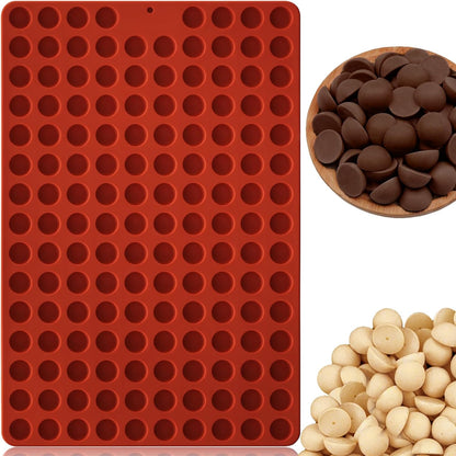 148 HKNMTT Mini Semi Sphere Shape Molds Silicone, Cavities Round Baking Moulds for Dog Treats Snack Candy Chocolate