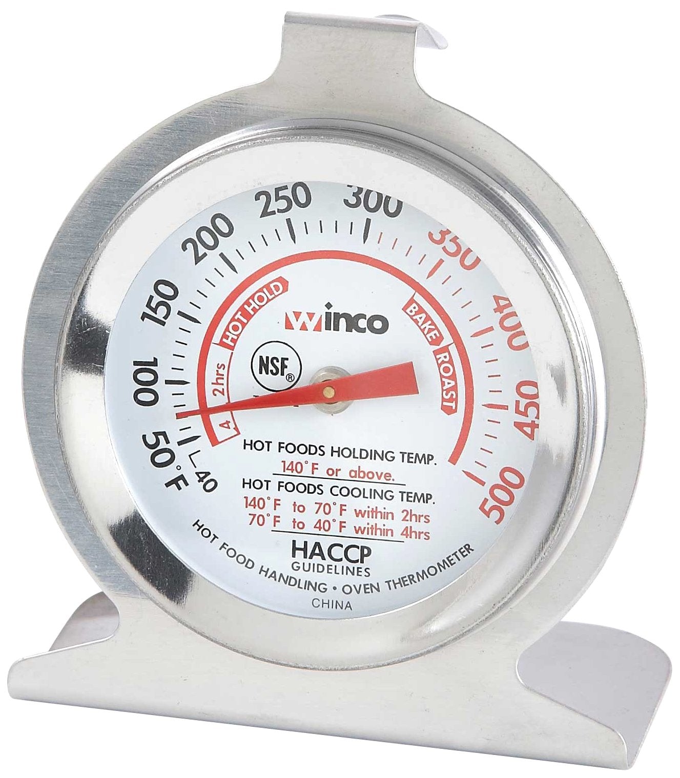 Winco 1-1/4-Inch Dial Digital Thermometer with 4-3/4-Inch Probe