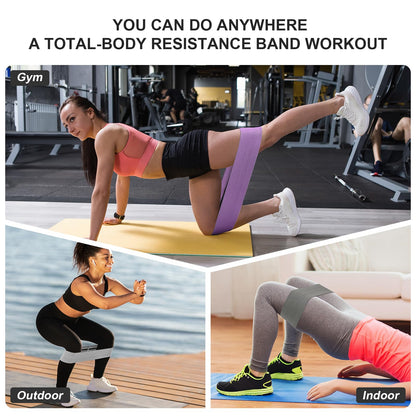 Booty Bands Set, Resistance Bands for Working Out, Exercise Bands for Women and Men Legs and Butt, Stretch Bands for Pilates, Yoga Starter Set