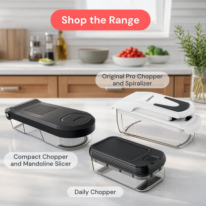 Fullstar Daily Vegetable Chopper and Mandoline Slicer - Kitchen Gadgets - Food Chopper with Container, Veggie Chopper, Fruit Cutter, Onion Dicer, Potato and Tomato Slicer for Salads (2-in-1, Black)