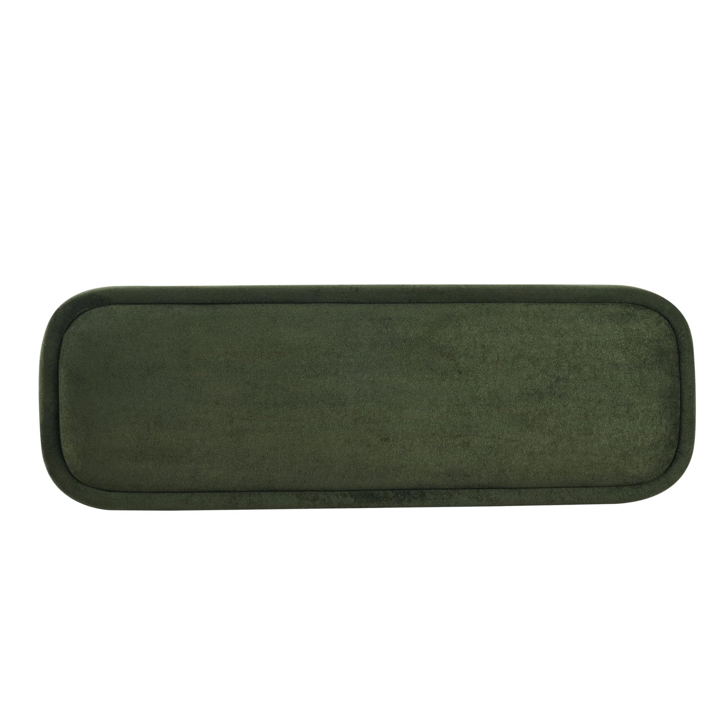 Christopher Knight Home Damas Fabric Upholstered Dining Bench, Wooden Entryway Bench, Long Sofa Footstool for Living Room, Bedroom End of Bed Bench, Olive Green+Walnut