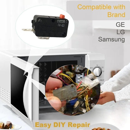 LONYE SZM-V16-FA-63 Microwave Door Switch for LG GE Microwave Oven SZM-V16-FD-63