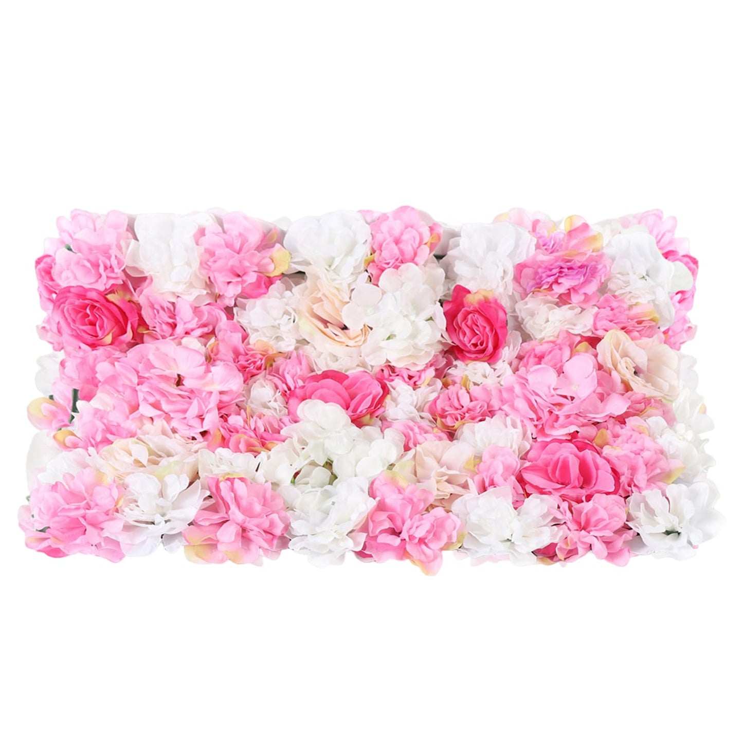 Gdrasuya10 20x Artificial Flower Wall Panels Backdrop Wedding Party Background Venue Decor