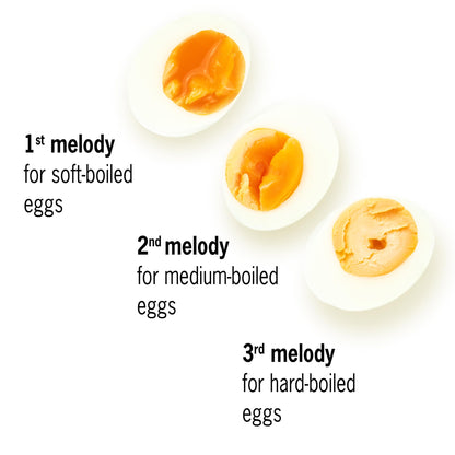 One World BeepEgg – Egg Timer for Boiling Eggs – Musical Egg Cooker for Soft, Medium, Hard Boiled Eggs – Food Safe – Singing Floating Egg Timer – Egg Cooker for 3 Levels of Doneness - Brainstream