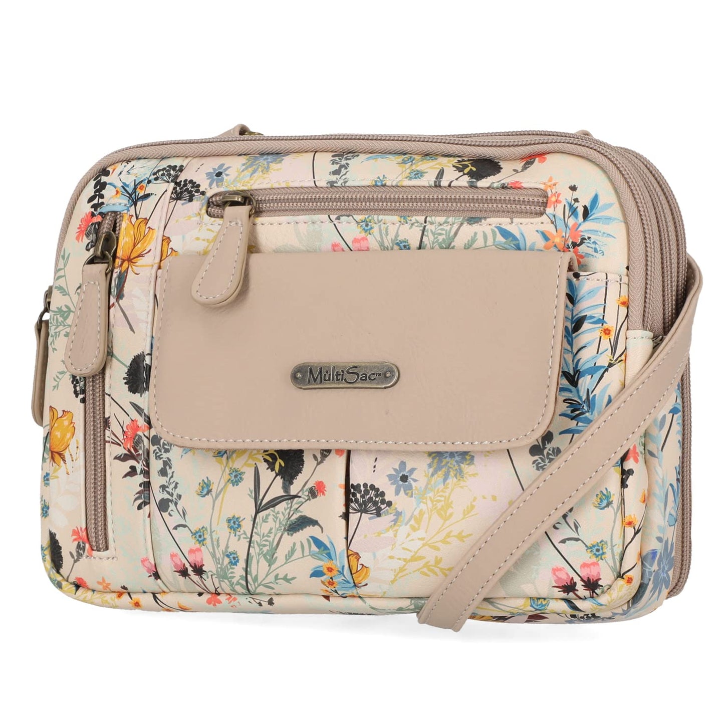 MultiSac Zippy Triple Compartment Crossbody Bag