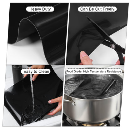 2 Pack Extra Large Silicone Mat Place Mats Table Protector Craft Heat Resistant Mat for Kitchen, Painting