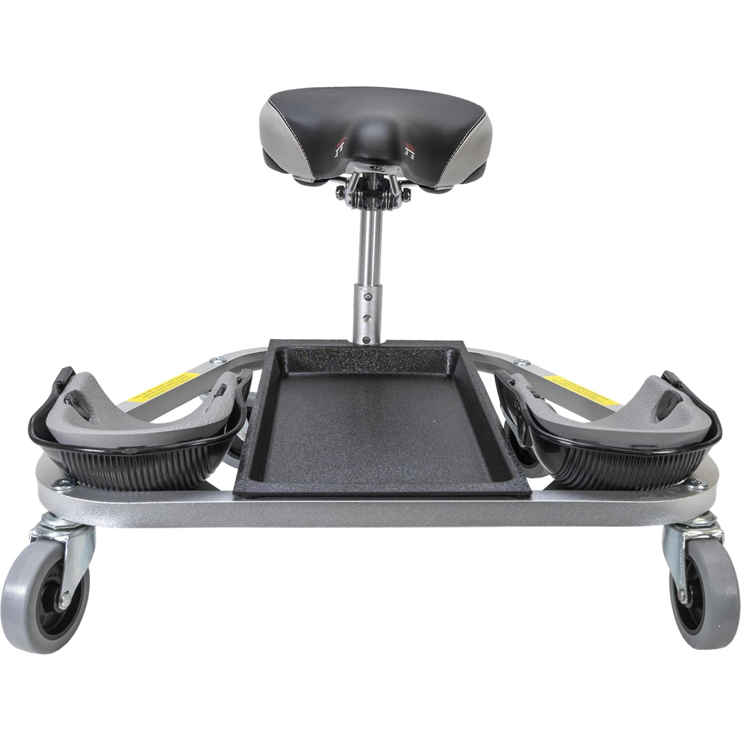 Racatac Kneeling Sitting Creeper with 3 Inch Casters, Rolling Knee Pads with Seat, Adjustable Seat, Knee Pads with Wheels, Made in USA, Floor Creeper, 01RAC3