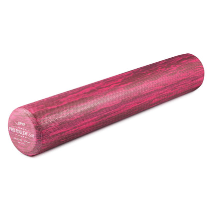 OPTP PRO-Roller Soft Density Foam Roller – Low Density Soft Foam Roller for Physical Therapy, Pilates, Yoga Foam Roll Exercises, and Muscle Recovery- Blue 36" x 6"