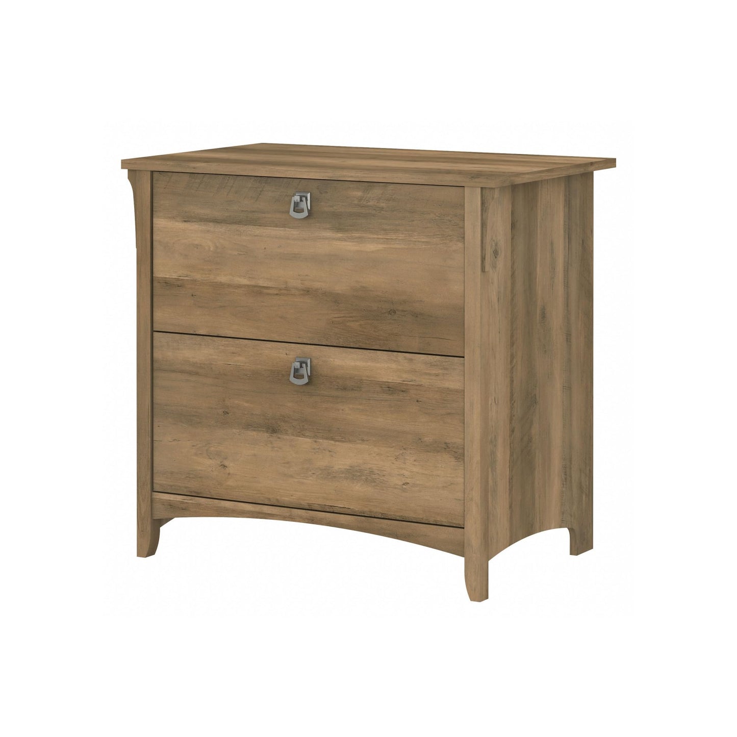 Bush Home Salinas 2 Drawer Lateral File Cabinet in Reclaimed Pine, Home Office Storage Solution, Organizer with Drawers for Workspace, Filing Unit
