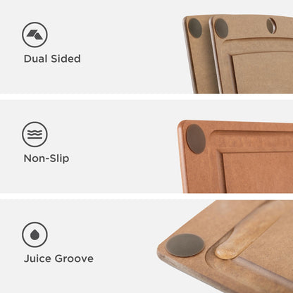 Epicurean All-in-One 14.5" × 11.25" Cutting Board, Nutmeg