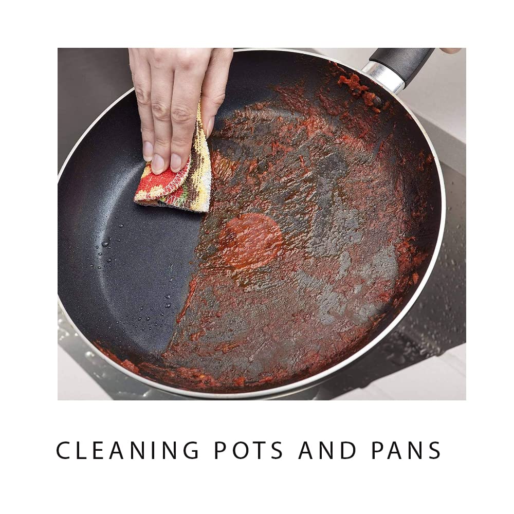 Molly’s Marvelous European Scrubbing & Scouring Pads – 3-Pack Dishwasher Safe, Non-Scratch Cleaning for Pots, Pans, Stainless Steel, Countertops & Floors