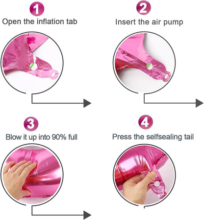 Number 3 Balloon - 40 Inch Pink Birthday Decoration for Kids & Girls' Parties