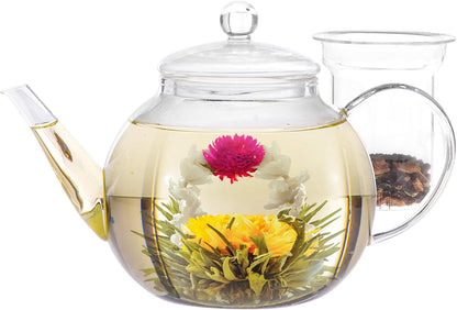 Teabloom Replacement Loose Tea Glass Infuser for Celebration Teapot, Spare Part