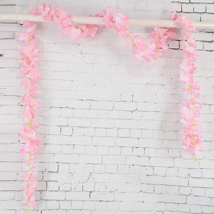 GPARK 10 Pack 6.5 Feet Wisteria Artificial Fake Hanging Flowers Silk Vine Garland for Home Wedding Party Decoration