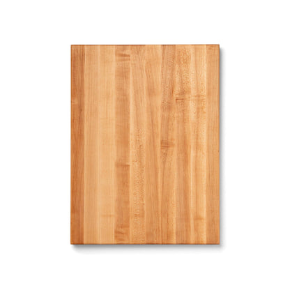 John Boos R-Board Series Rectangular Wooden Maple Cutting Board 24”x18” – 1.5” Thick, 18-lb Reversible Butcher Block with Edge-Grain & Finger Grips – Made in the USA