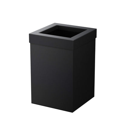 Gatco Small Bathroom Trash Can With Lid, Square 3 Gallon Stainless Steel Wastebasket, Under Sink, Matte Black, For Bathroom, Bedroom, Office (1915)