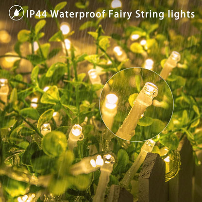 65ft 200 8 Dimmable koopower LED Indoor String Lights with Remote and Timer, Plug-in Modes Fairy Lights for Bedroom