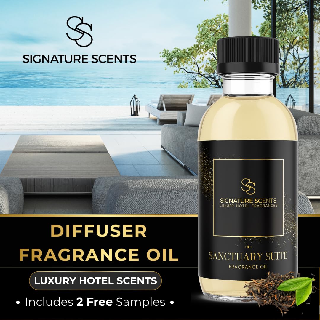 Luxury Hotel Diffuser Oil for Hotels and Homes - Aromatherapy Oils for use with an Essential Oil Diffuser at Home - Fragrance-Scent Diffuser Oil Blend (Winter Spruce) 4.05fl oz (120ml)